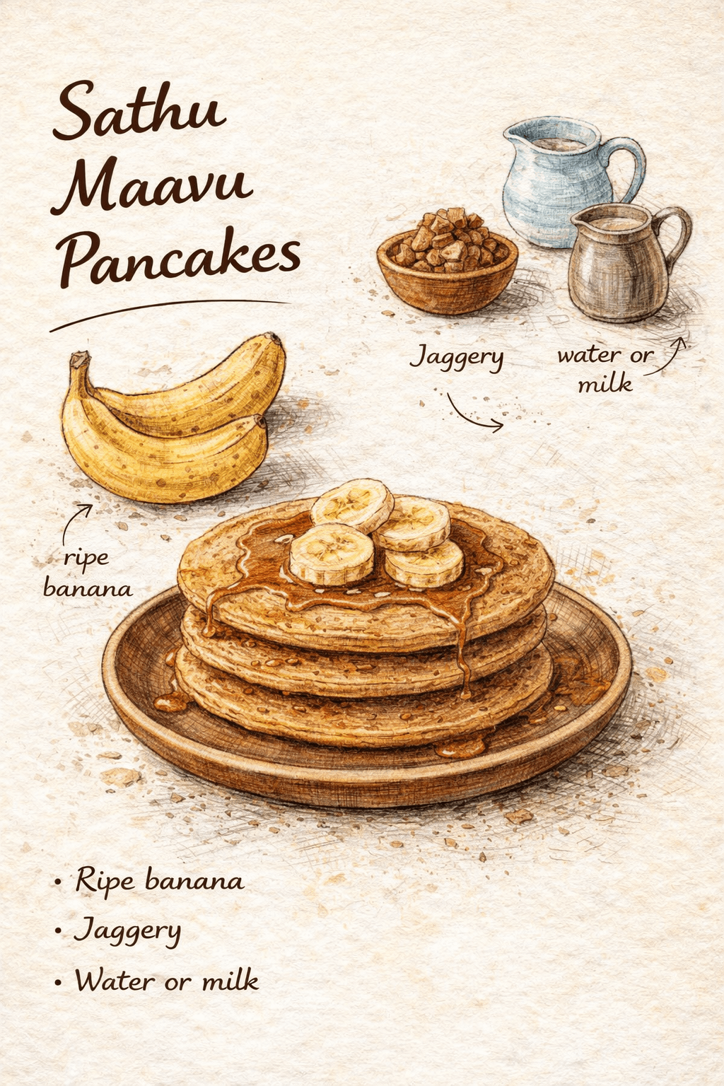 Sathu Maavu Pancakes